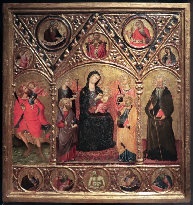 Madonna con Bambino in trono con San Giovanni Battista, Sant'Antonio Abate, San Pietro e Santa Caterina d'Alessandria